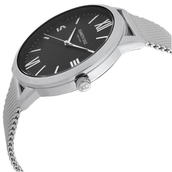 NWT Authentic Kenneth Cole New York Quartz Black Dial Men's Watch - Picture 2 of 3